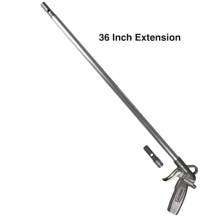 Primefit Industrial Blowgun w 36-in. Extension and 2 Hi Flow Tips XBG6036